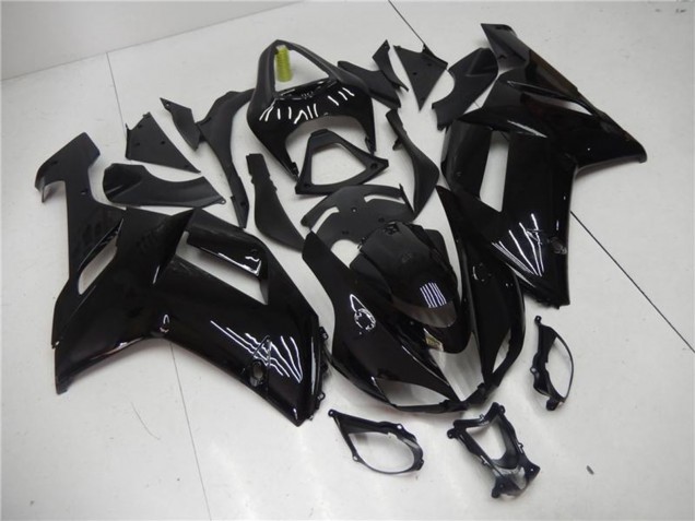 Comprare Carena Moto ABS Kawasaki ZX6R 2007-2008 - Nero Lucido
