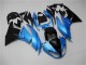 Comprare Carena Moto Kawasaki ZX6R 2009-2012 - Azzurro Chiaro Nero Lucido