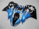 Comprare Carena Moto Kawasaki ZX6R 2009-2012 - Azzurro Chiaro Nero Lucido