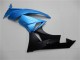 Comprare Carena Moto Kawasaki ZX6R 2009-2012 - Azzurro Chiaro Nero Lucido