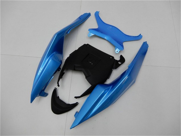 Comprare Carena Moto Kawasaki ZX6R 2009-2012 - Azzurro Chiaro Nero Lucido