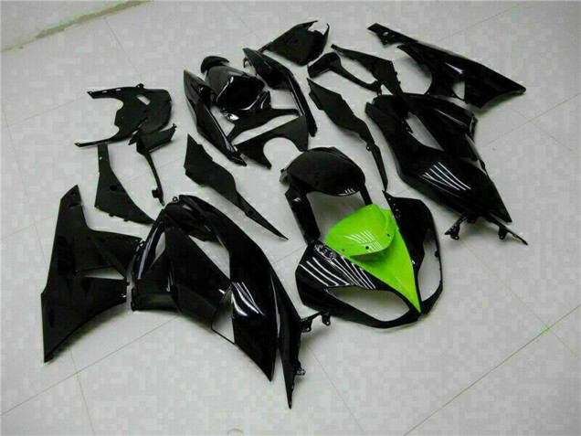 Comprare Carena Moto Kawasaki ZX6R 2009-2012 - Nero Lucido Verde