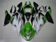 Comprare Carena Moto Kawasaki ZX6R 2013-2018 - Verde Bianco Nero Lucido