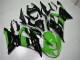 Comprare Kit Carena Moto ABS Kawasaki ZX6R 2013-2018 - Verde Nero Lucido