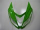 Comprare Kit Carena Moto ABS Kawasaki ZX6R 2013-2018 - Verde Nero Lucido