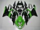 Comprare Kit Carena Moto ABS Kawasaki ZX6R 2013-2018 - Verde Nero Lucido