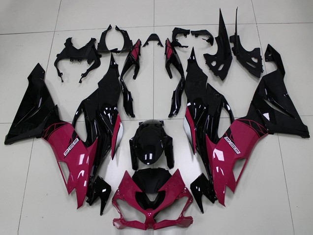 Comprare Carena Moto Kawasaki ZX6R 2019-2022 - Viola Nero Lucido