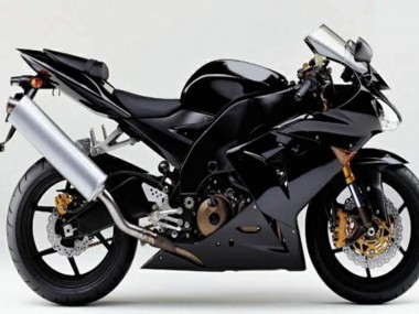 Comprare Carena Moto Kawasaki ZX10R 2004-2005 - Nero Lucido Nero Opaco