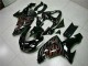 Comprare Kit Carena Moto Kawasaki ZX10R 2006-2007 - Nero Lucido Rosso Fiamma
