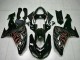 Comprare Kit Carena Moto Kawasaki ZX10R 2006-2007 - Nero Lucido Rosso Fiamma