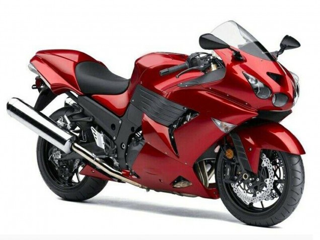 Comprare Carena Moto Kawasaki ZX14R ZZR1400 2006-2011 - Rosso