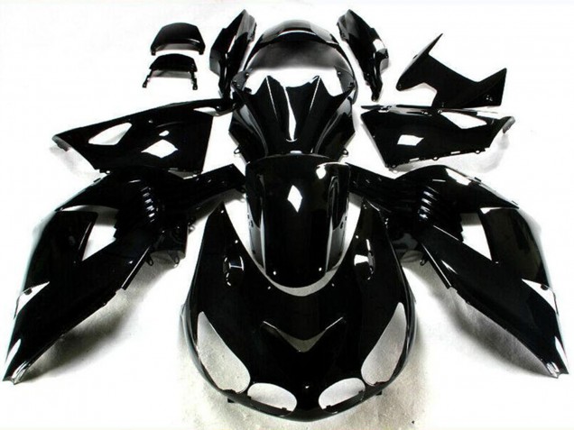 Comprare Carena Moto Kawasaki ZX14R ZZR1400 2006-2011 - Nero Lucido