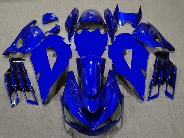 Comprare Carena Moto Kawasaki ZX14R ZZR1400 2012-2024 - Blu Nero