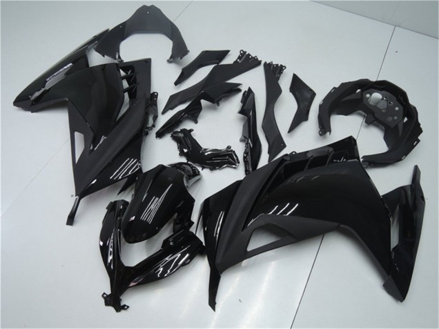 Comprare Carena Moto Kawasaki Ninja 300 EX300R 2013-2024 - Nero Lucido Nero Opaco