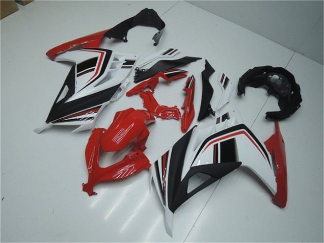 Comprare Carena Moto Kawasaki Ninja 300 EX300R 2013-2024 - Bianco Rosso Nero