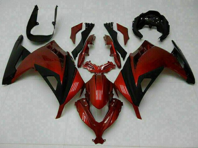 Comprare Carena Moto Kawasaki Ninja 300 EX300R 2013-2024 - Rosso Nero