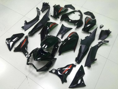 Comprare Carena Moto Kawasaki Z800 2013-2018 - Nero Lucido Rosso Argento