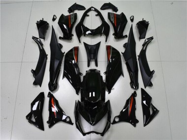 Comprare Carena Moto Kawasaki Z800 2013-2018 - Nero Lucido Rosso Argento