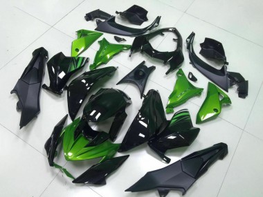 Comprare Carena Moto Kawasaki Z800 2013-2018 - Verde Nero Lucido