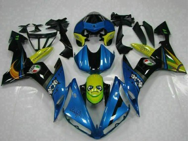 Comprare Carena Moto Yamaha YZF R1 2004-2006 - Blu Giallo Squalo