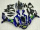 Comprare Carena Moto Yamaha YZF R1 2015-2019 - Blu Argento Nero Verde MoviStar