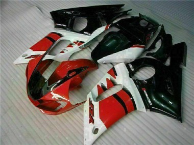 Comprare Carena Moto Yamaha YZF R6 1998-2002 - Bianco Rosso Nero Lucido