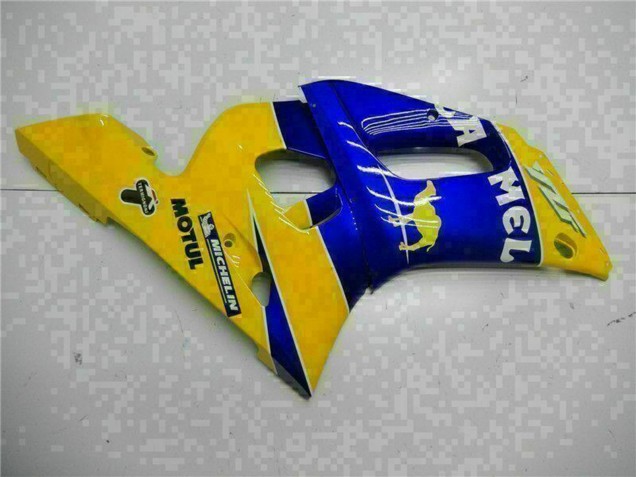 Comprare Carena Moto Yamaha YZF R6 1998-2002 - Giallo Blu Bianco Cammello Motul