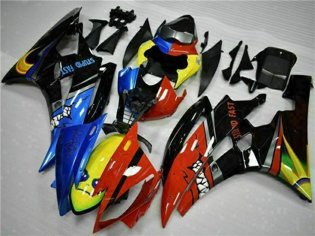 Comprare Carena Moto Yamaha YZF R6 2006-2007 - Giallo Blu Rosso Nero Lucido Squalo