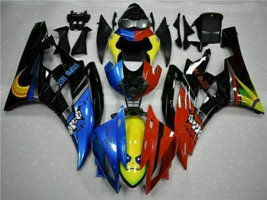 Comprare Carena Moto Yamaha YZF R6 2006-2007 - Giallo Blu Rosso Nero Lucido Squalo