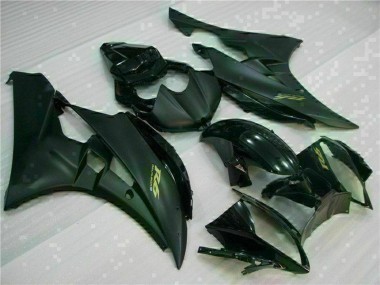Comprare Carena Moto Yamaha YZF R6 2006-2007 - Nero Lucido Nero Opaco Oro Decals