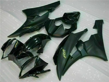 Comprare Carena Moto Yamaha YZF R6 2006-2007 - Nero Lucido Nero Opaco Oro Decals