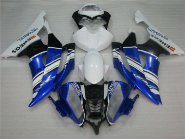 Comprare Carena Moto Yamaha YZF R6 2008-2016 - Bianco Blu Nero ENEOS Semakin Didepan