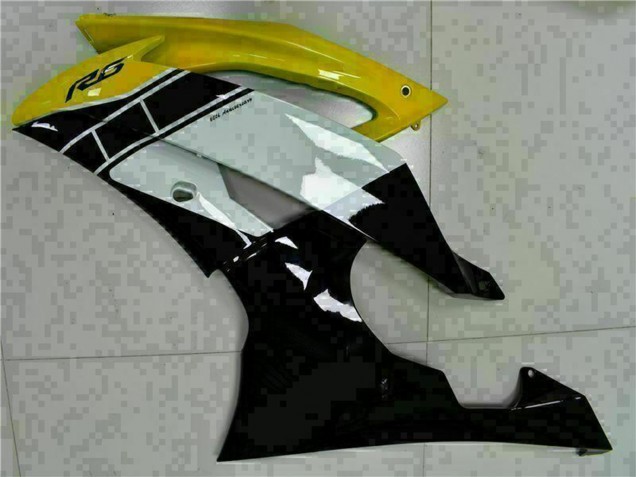 Comprare Carena Moto Yamaha YZF R6 2008-2016 - Giallo Bianco Nero Lucido