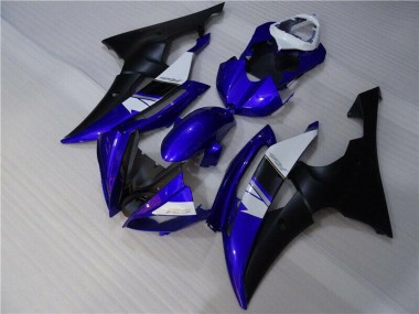 Comprare Carena Moto Yamaha YZF R6 2008-2016 - Bianco Blu Nero Opaco