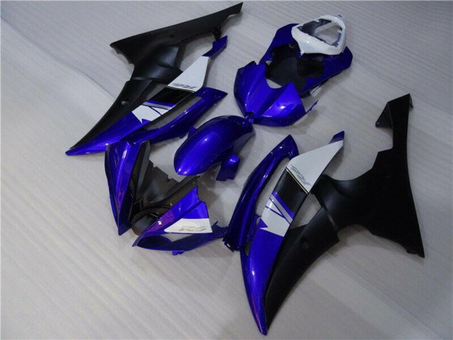 Comprare Carena Moto Yamaha YZF R6 2008-2016 - Bianco Blu Nero Opaco