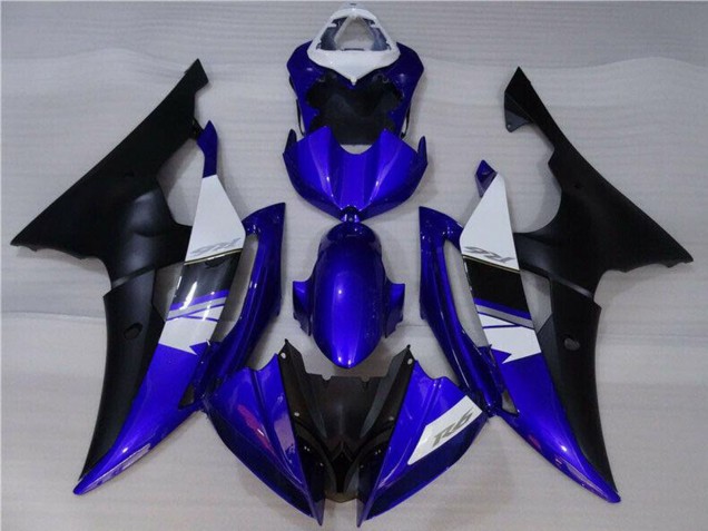 Comprare Carena Moto Yamaha YZF R6 2008-2016 - Bianco Blu Nero Opaco