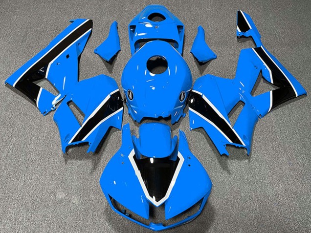Comprare Carene Moto Honda CBR600RR 2013-2023 - Azzurro Chiaro Bianco Nero Lucido
