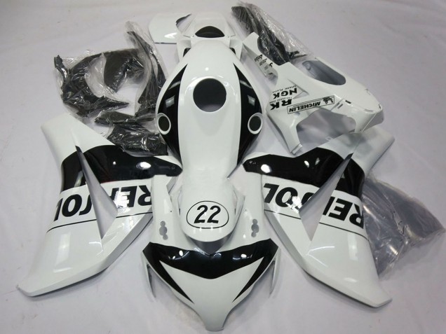 Comprare Carene Moto Honda CBR1000RR 2008-2011 - Bianco Nero Lucido Repsol 22