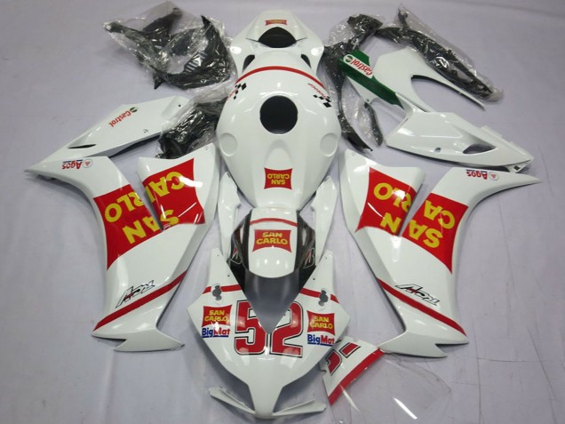 Comprare Carene Moto Honda CBR1000RR 2012-2016 - Bianco Rosso Giallo San Carlo