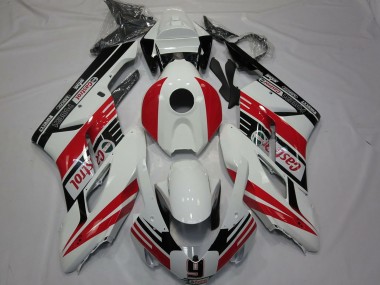 Comprare Carene Moto Honda CBR1000RR 2004-2005 - Bianco Rosso Nero Lucido Castrol 9