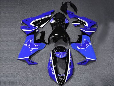 Comprare Carene Moto Honda CBR1000RR 2017-2023 - Blu Bianco Nero Lucido Bull