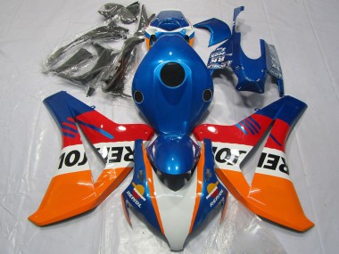 Comprare Carene Moto Honda CBR1000RR 2008-2011 - Arancia Bianco Rosso Blu Repsol