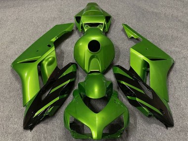 Comprare Carene Moto Honda CBR1000RR 2004-2005 - Verde Nero Lucido Banda