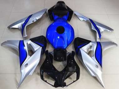 Comprare Carene Moto Honda CBR1000RR 2006-2007 - Argento Blu Nero Lucido