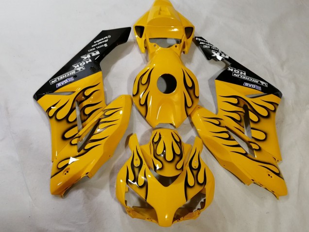 Comprare Carene Moto Honda CBR1000RR 2012-2016 - Giallo Nero Fiamma