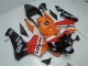Comprare Kit Carena Moto Honda CBR600RR 2003-2004 - Arancia Bianco Rosso Nero Lucido Repsol