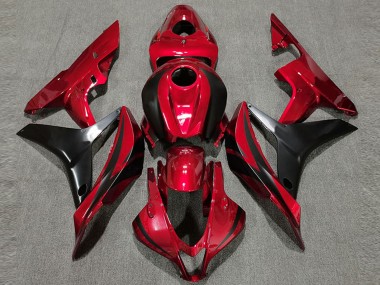 Comprare Carena Moto Honda CBR600RR 2007-2008 - Rosso Nero Lucido OEM Stile