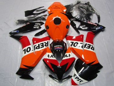 Comprare Carene Moto Honda CBR1000RR 2012-2016 - Arancia Bianco Rosso Nero Lucido Repsol