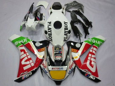 Comprare Carene Moto Honda CBR1000RR 2008-2011 - Bianco Rosso Giallo Verde Nero Givi Playboy