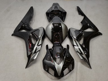 Comprare Carene Moto Honda CBR1000RR 2006-2007 - Argento Nero Lucido